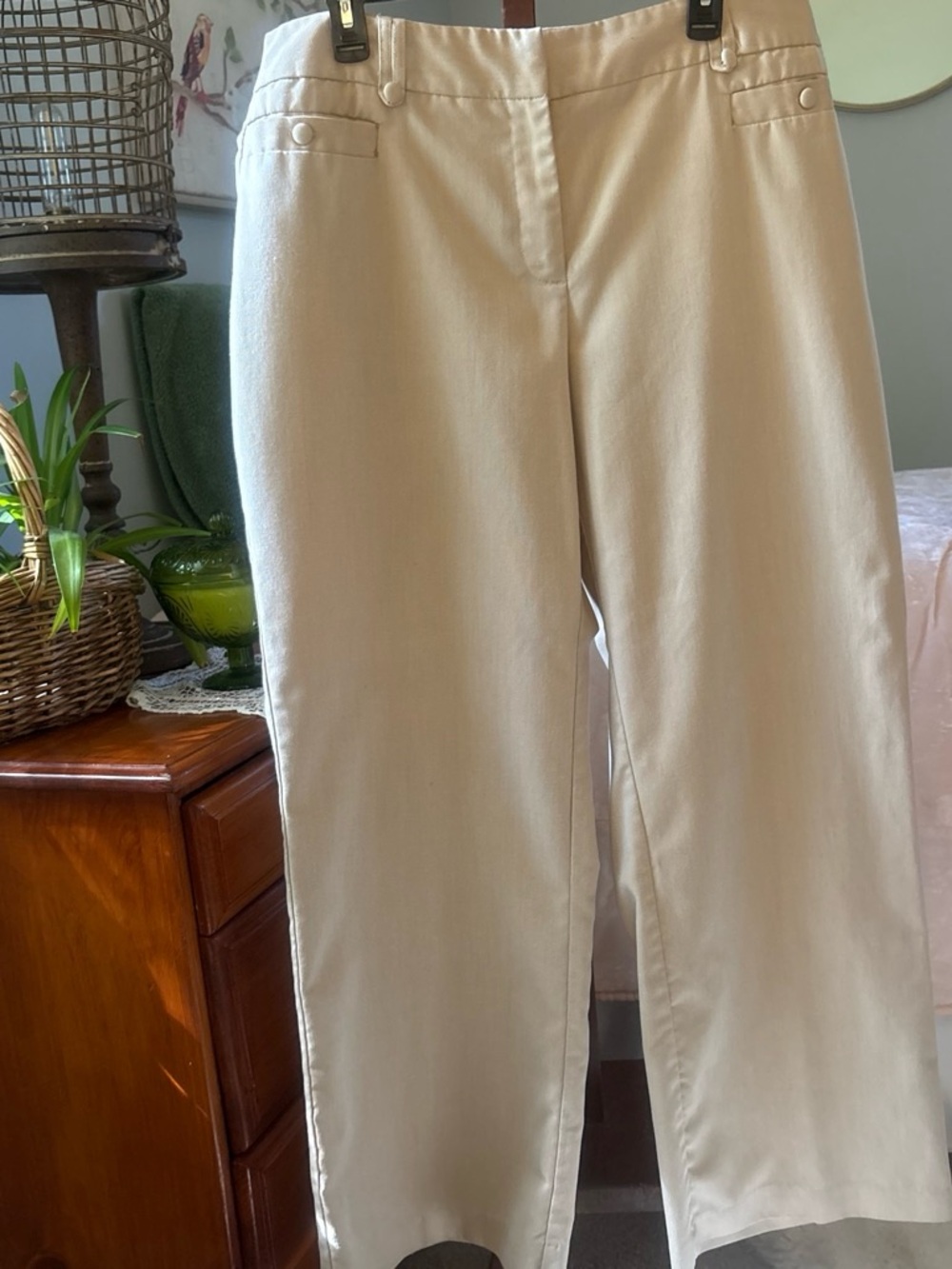 Jaclyn SMITH Light Beige Classic pants